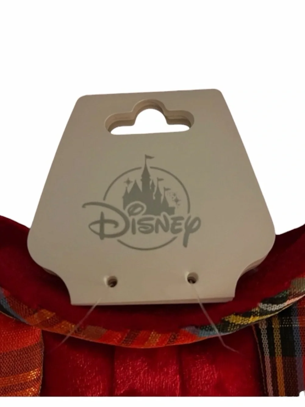 Disney Parks Minnie Mouse Plaid Holiday Ears 2023